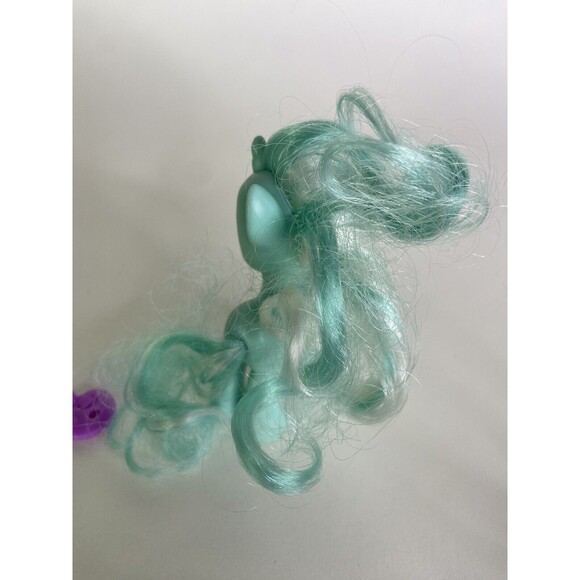 My Little Pony Lyra Heartstrings G4 MLP FIM Brushable Figure Toy With Brush - Picture 6 of 8